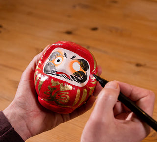 Daruma-Figur "Glück" (rot)