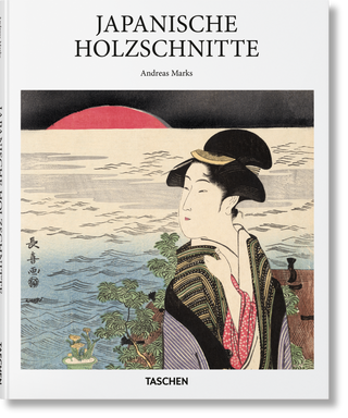 Japanische Holzschnitte Buch von Andreas Marks Cover mit traditionellem Ukiyo-e Motiv