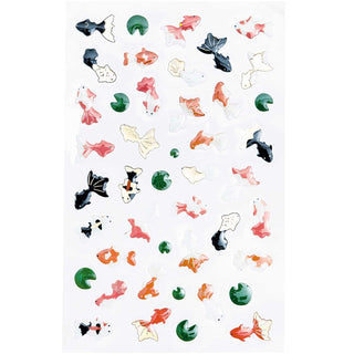 Paper Poetry Gelsticker Jardin Japonais Kois & Lotus