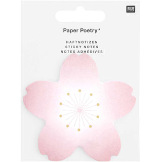 Paper Poetry Sticky Notes Cherry Blossom Pink-White 50 Sheets 80x76mm
