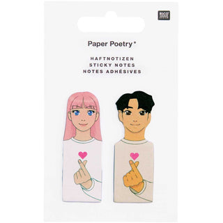 Paper Poetry Sticky Notes Manga 2x 25 sheets 20x56mm