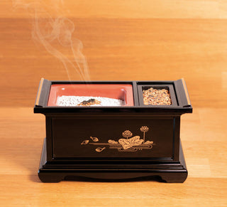 Incense burner Kobako red